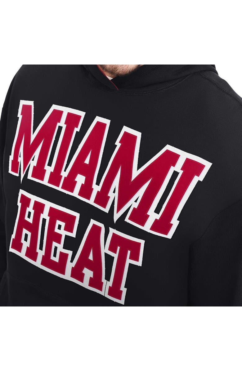 TOMMY JEANS Men's Tommy Jeans Black Miami Heat Greyson Pullover Hoodie, Alternate, color, Black