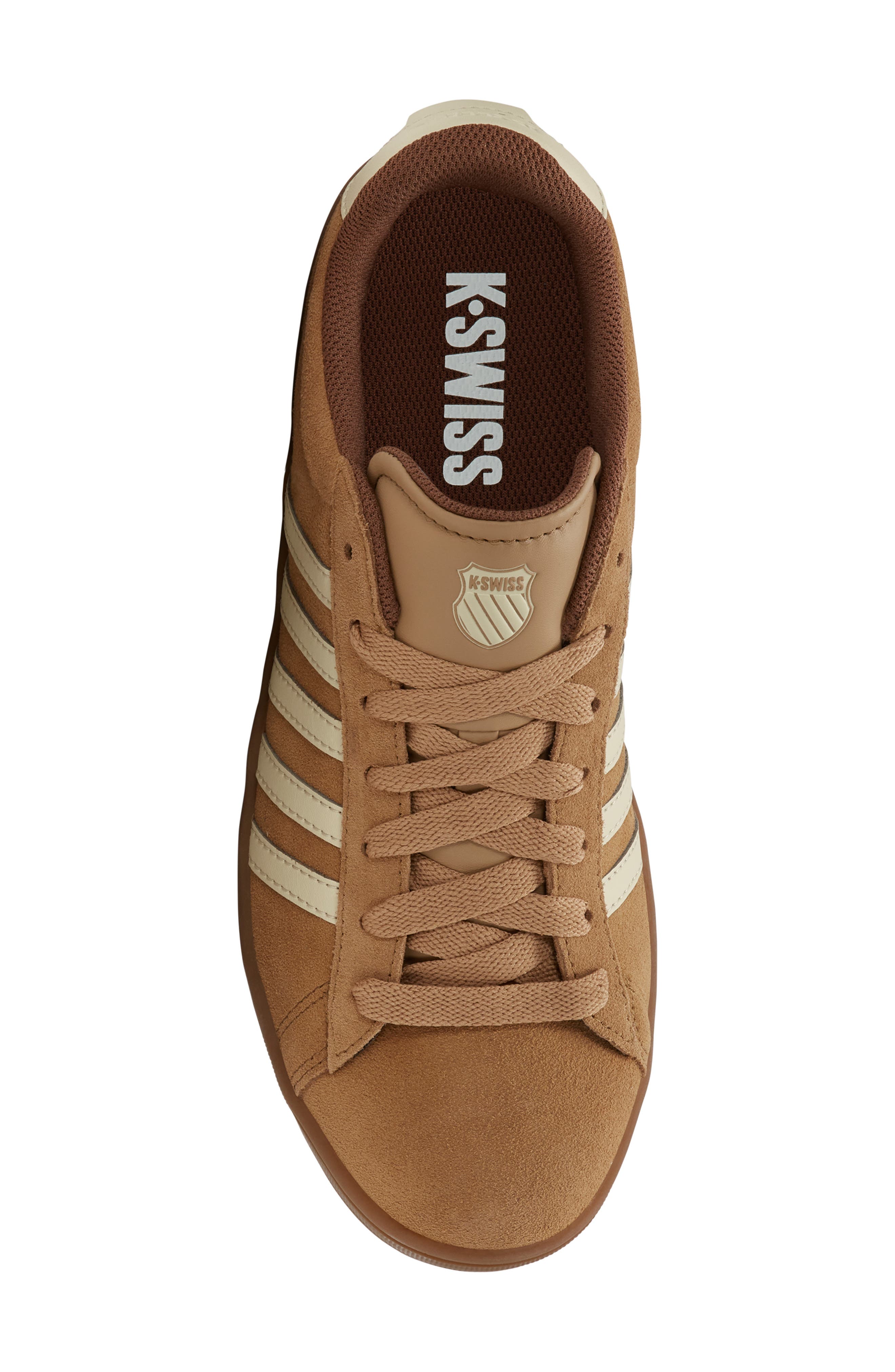 K-Swiss Court Tuebreak 2 SDE Sneakers, Alternate, color, Indian Tan/ Creme Brulee/ Gum