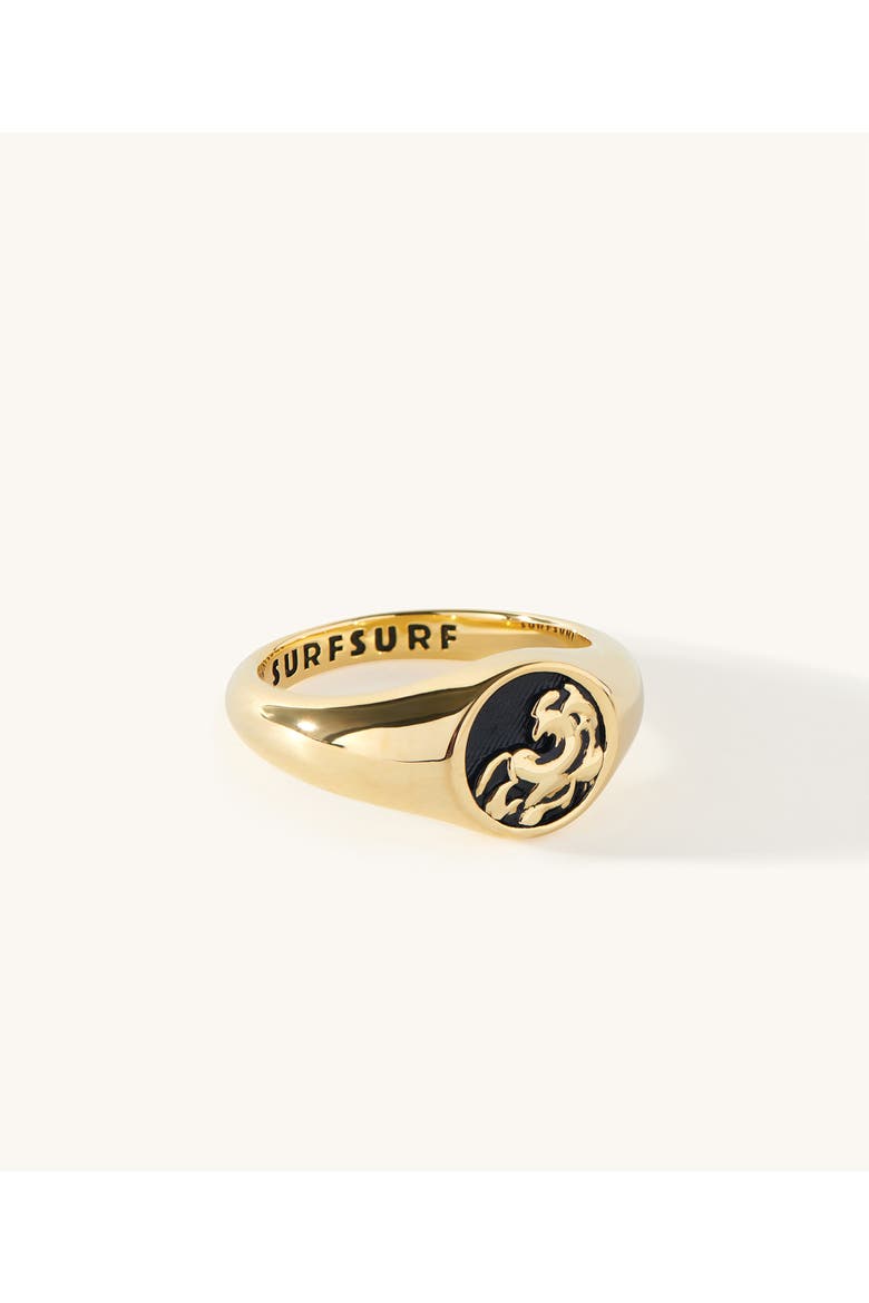 The Playa Grande Signet Ring, Main, color, Gold