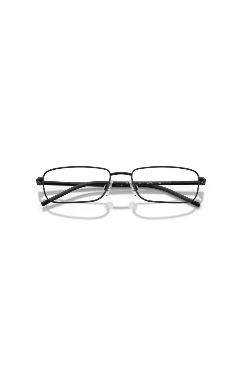 Burberry 52mm Rectangle optical glasses, Alternate, color, Black