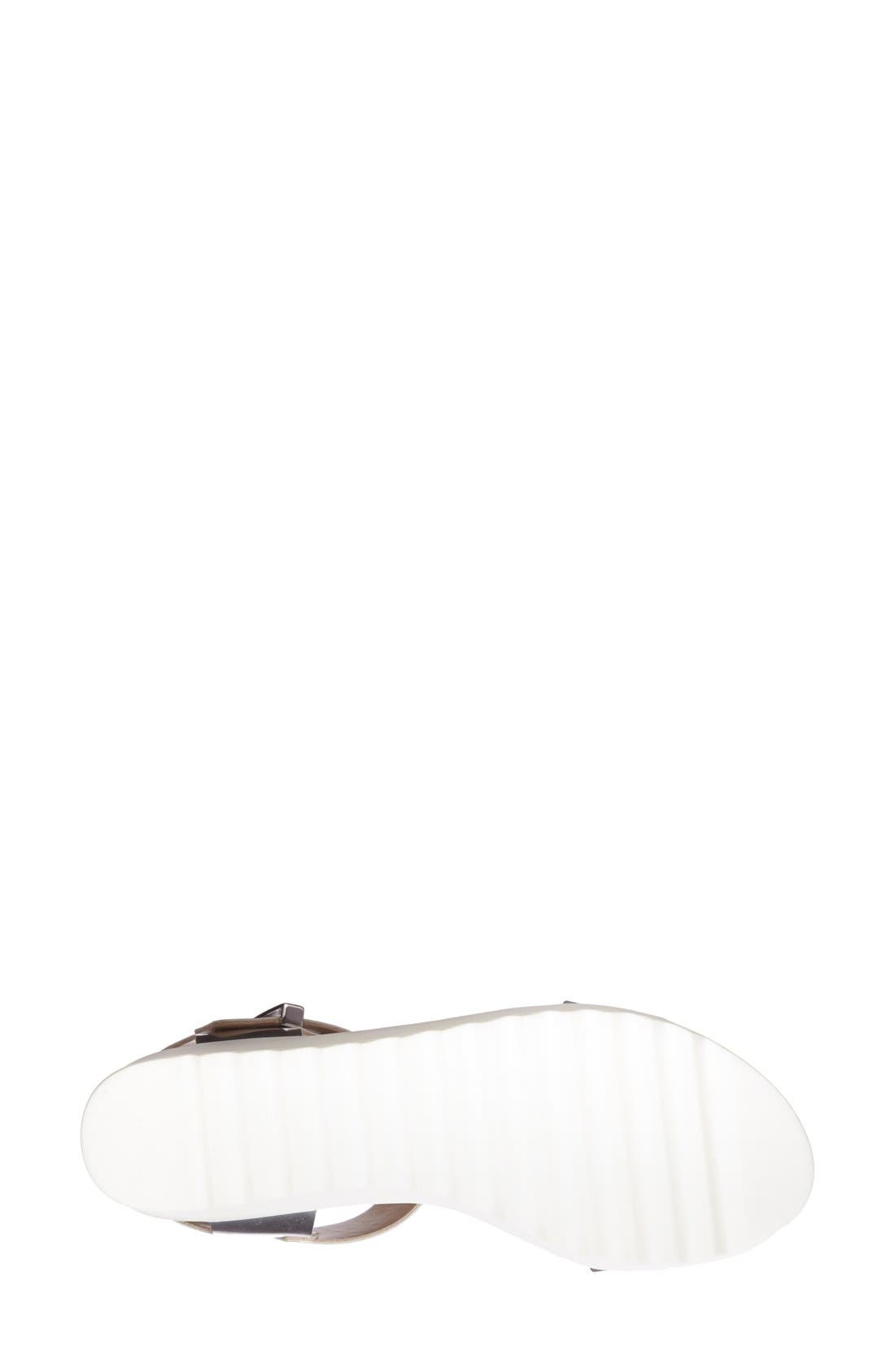 'Surfside' Platform Sandal, Alternate, color, SILVER