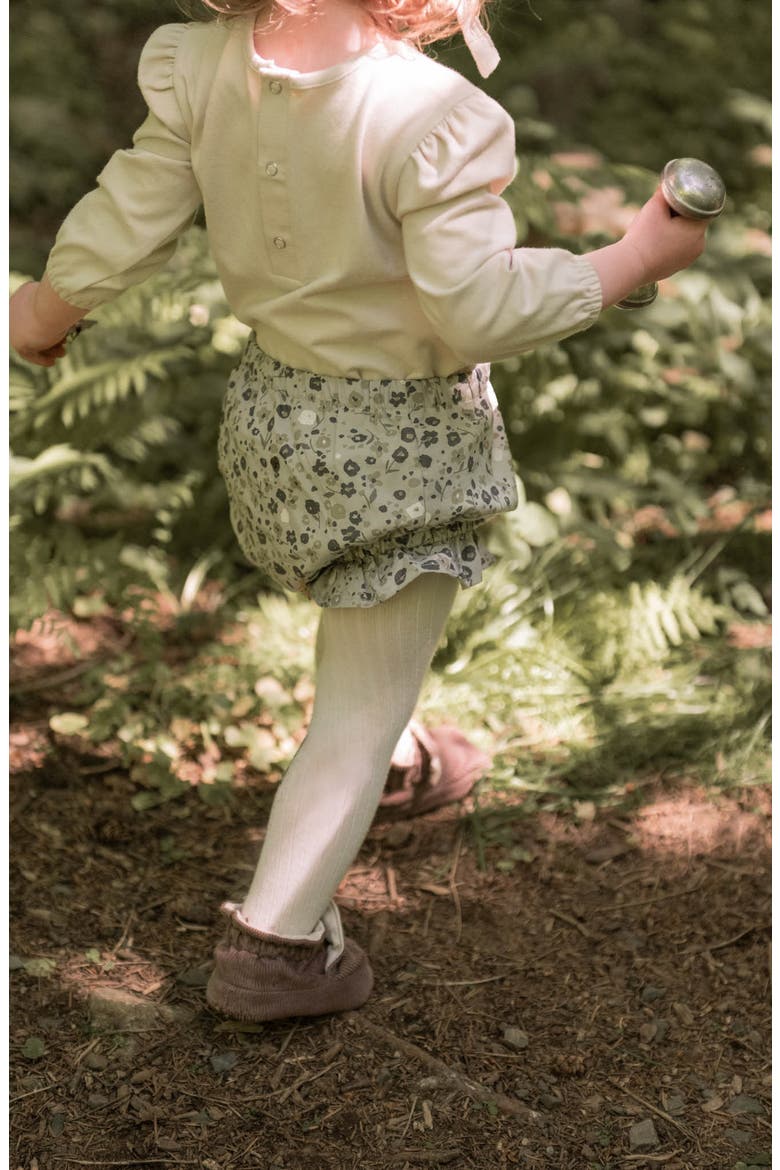 Ruffle Organic Cotton Bloomers, Alternate, color, FORGET-ME-NOT