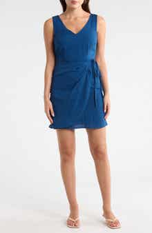 Sam Edelman Sleeveless Faux Wrap Minidress