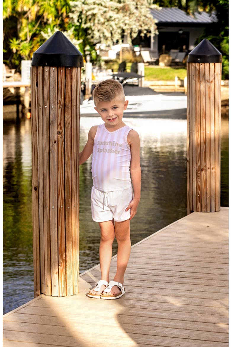 Sunshine Splasher One Piece, Alternate, color, Tan