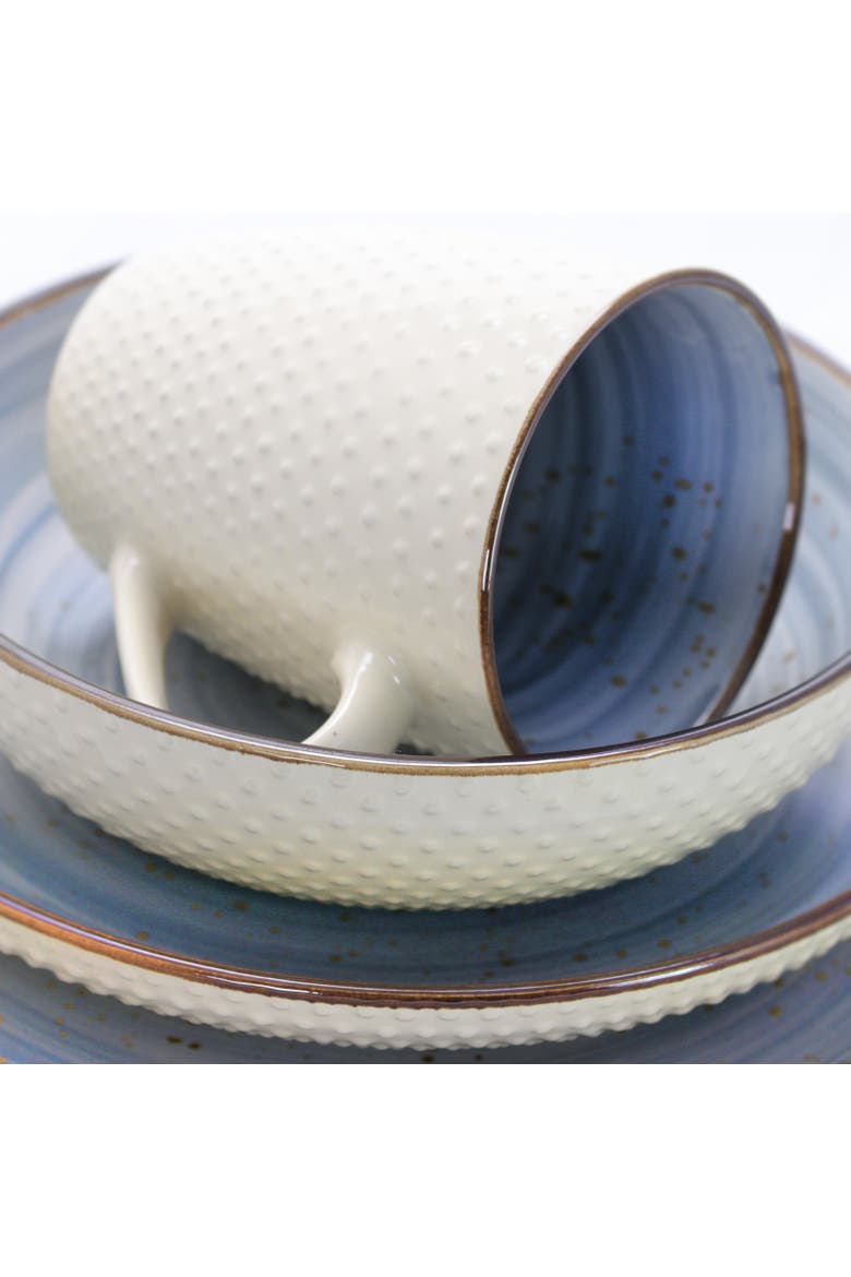Mellow 16-Piece Dinnerware Set, Alternate, color, Blue