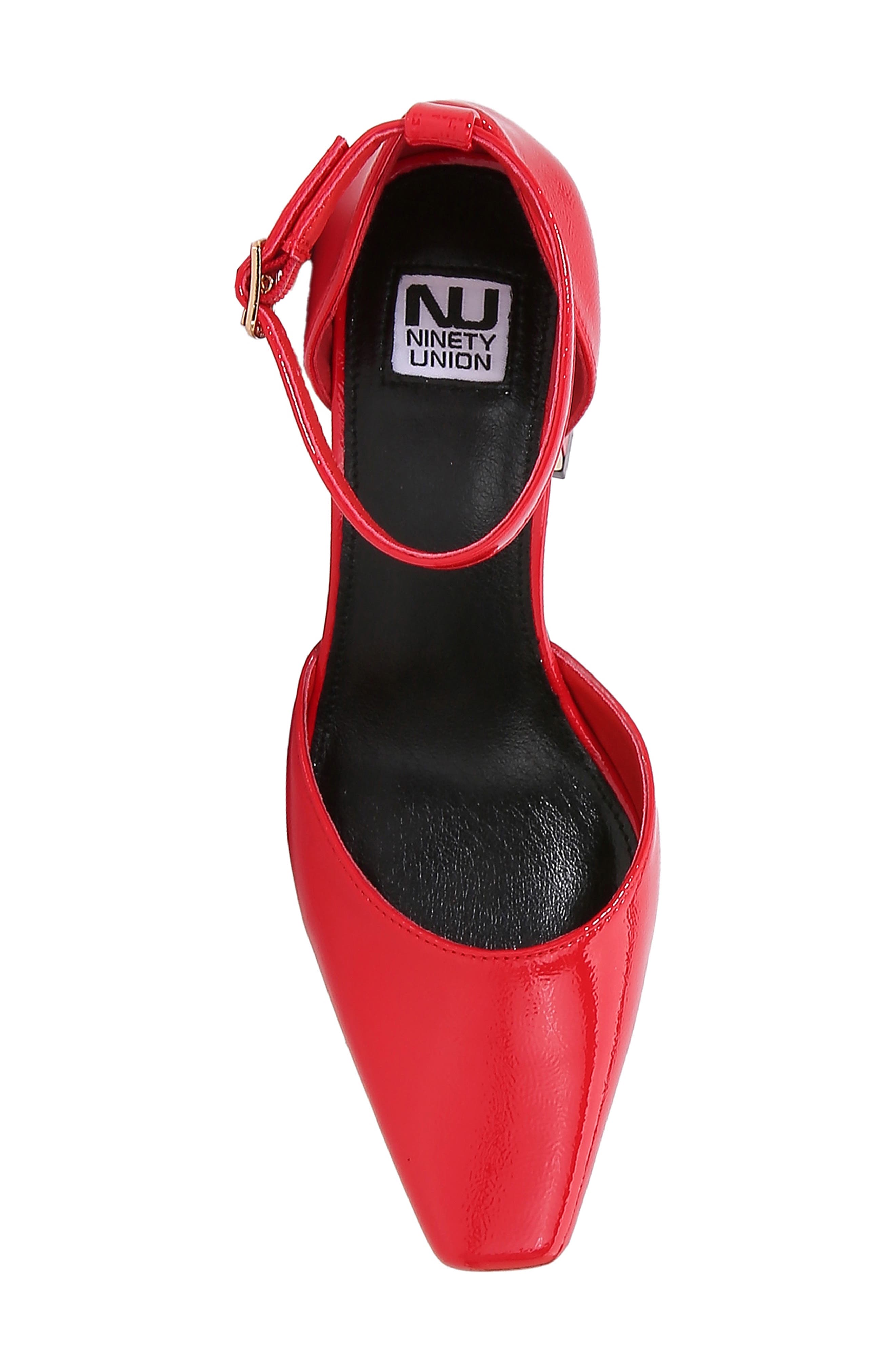 Megan Square Toe Pump, Alternate, color, RED