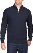 TailorByrd Cozy Knit Quarter Zip Pullover