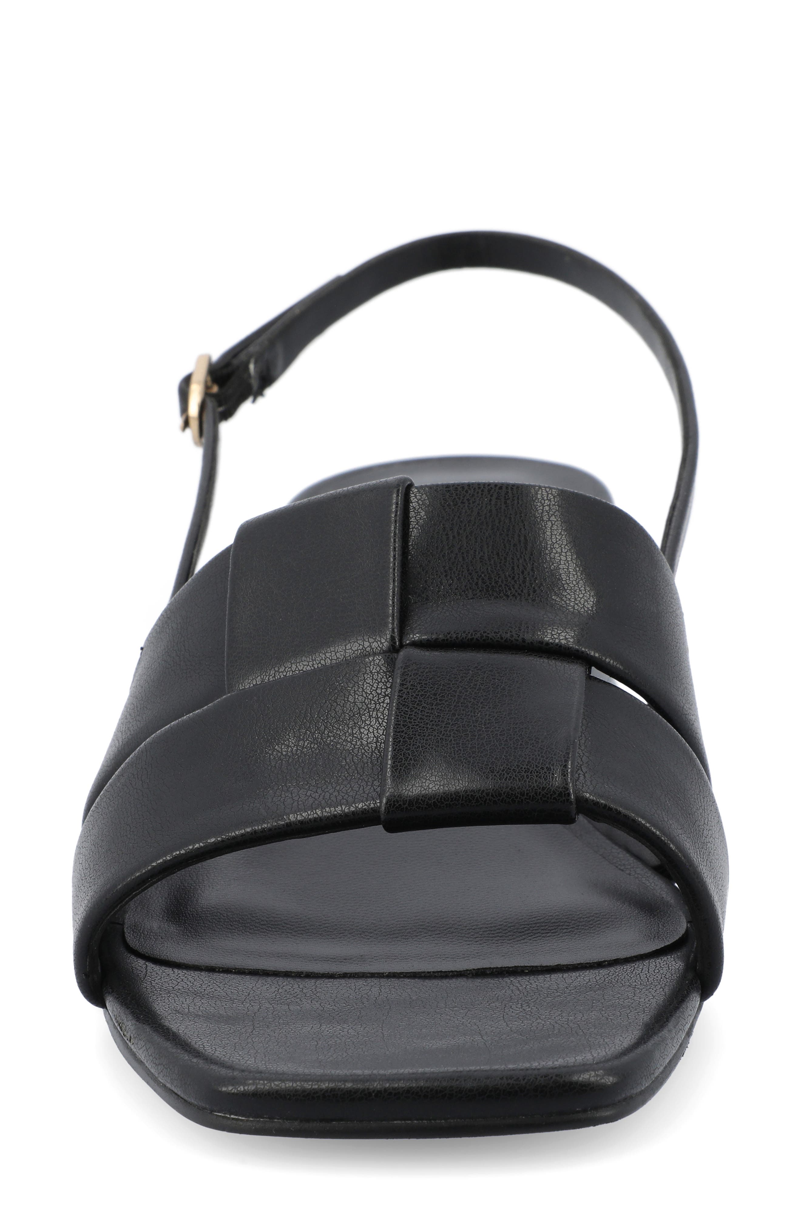 Journee Collection Tabatha Block Heel Sandal, Alternate, color, Black