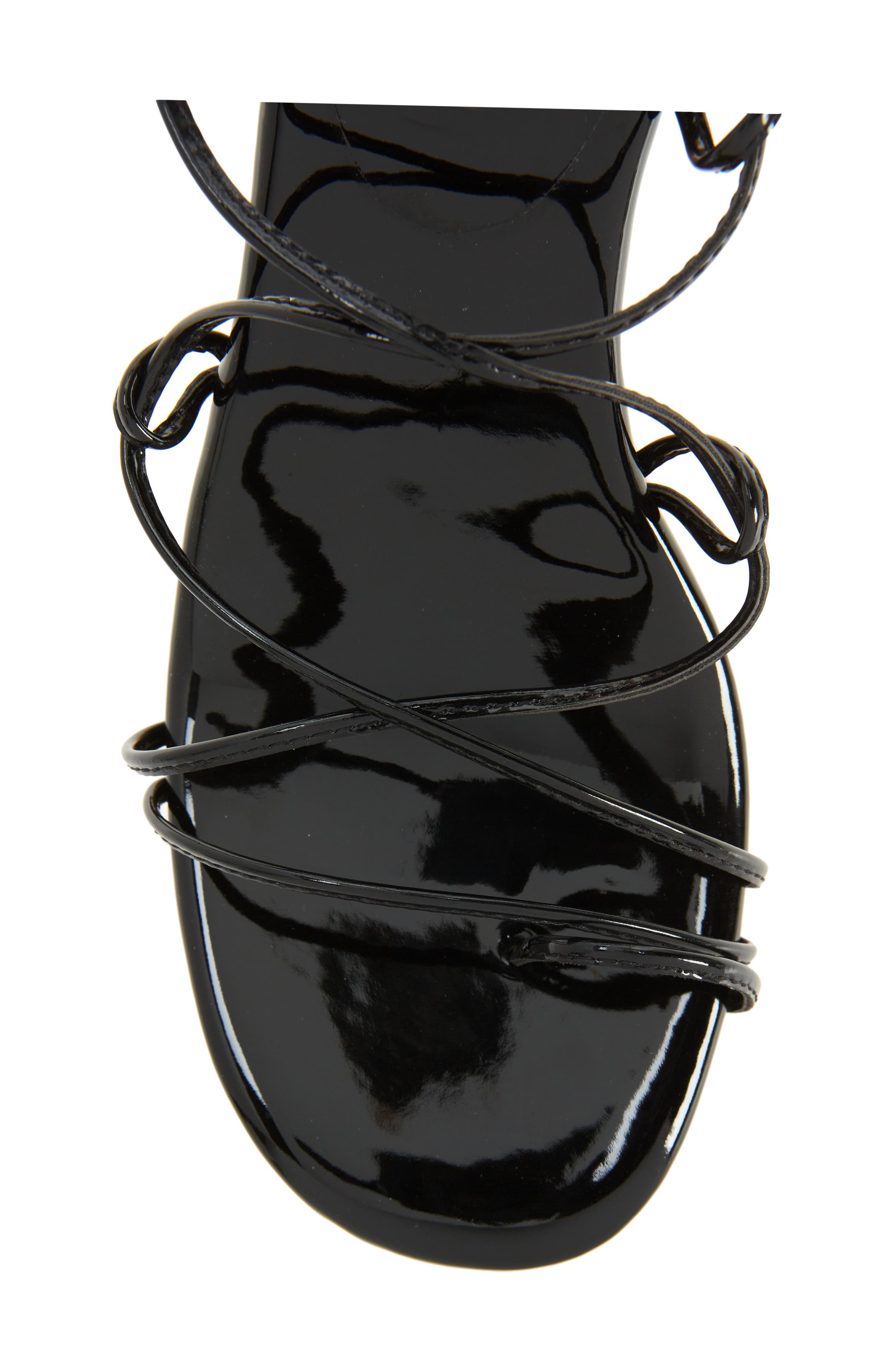 Jeffrey Campbell Droid Ankle Tie Platform Wedge Sandal, Alternate, color, 