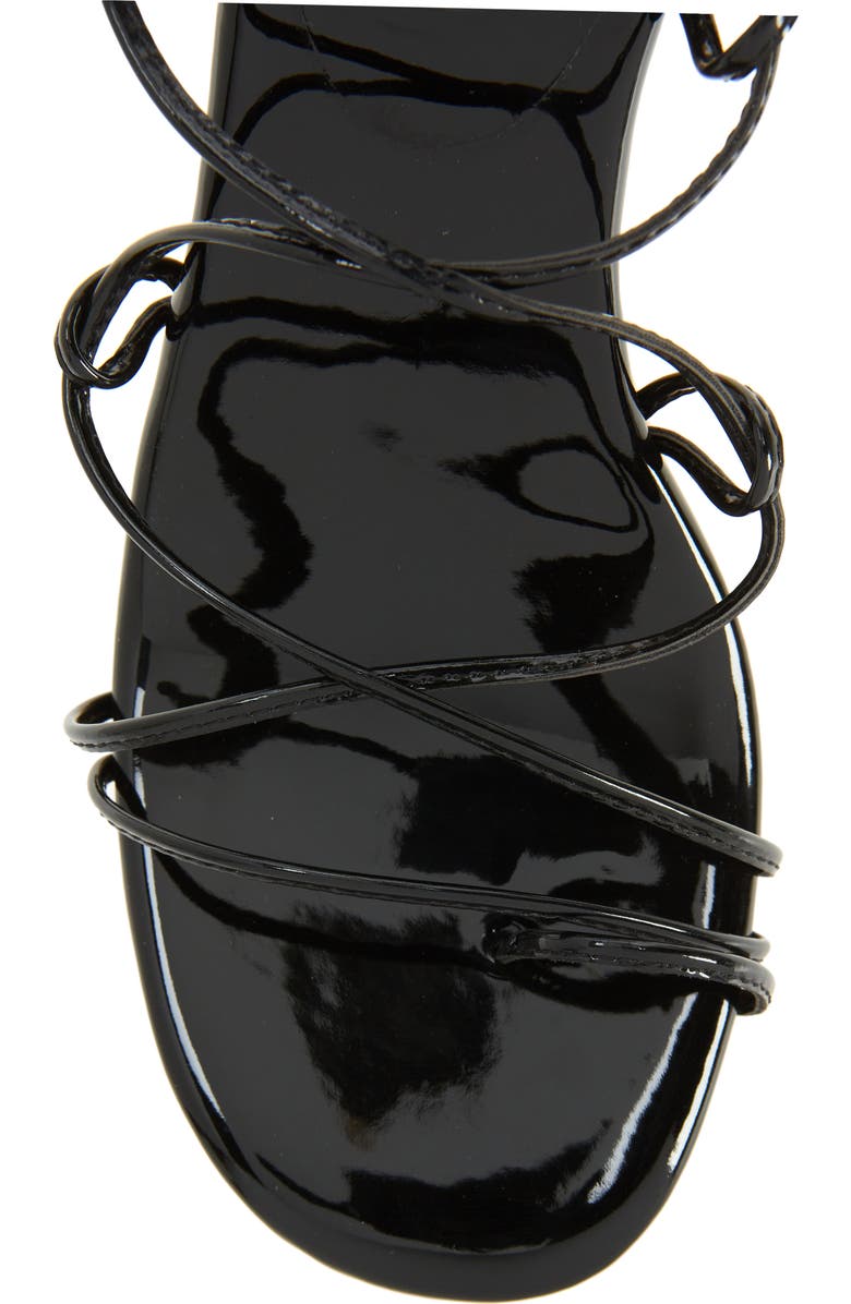 Jeffrey Campbell Droid Ankle Tie Platform Wedge Sandal, Alternate, color,