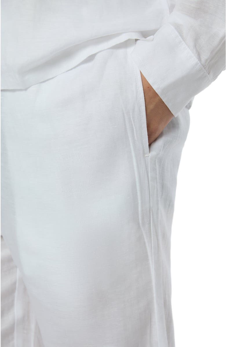 Onia Linen Home Pant, Alternate, color, White