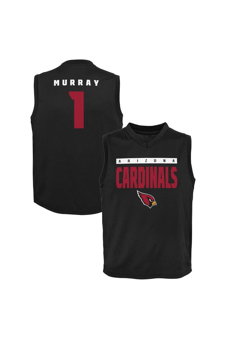 Youth Kyler Murray Black Arizona Cardinals Fast Track V-Neck Tank Top, Main, color, Black