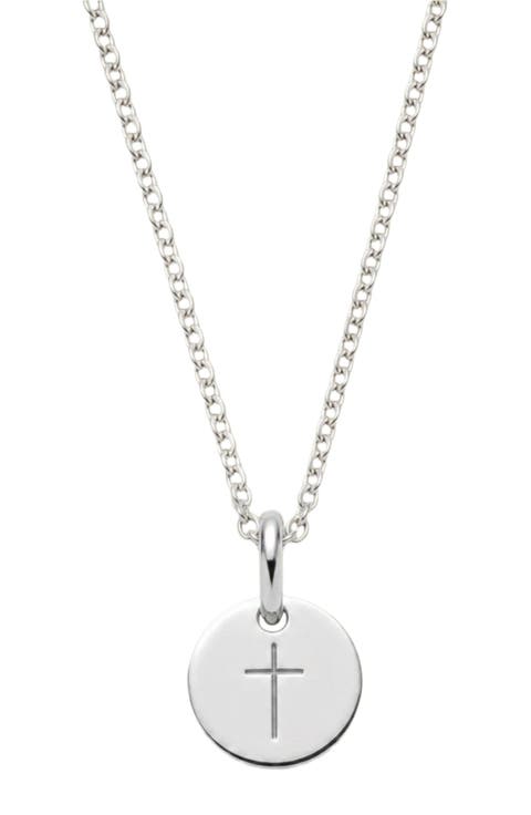 Cross Disc Necklace