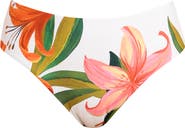 La Blanca Jungle Blossoms Mid Rise Bikini Bottoms