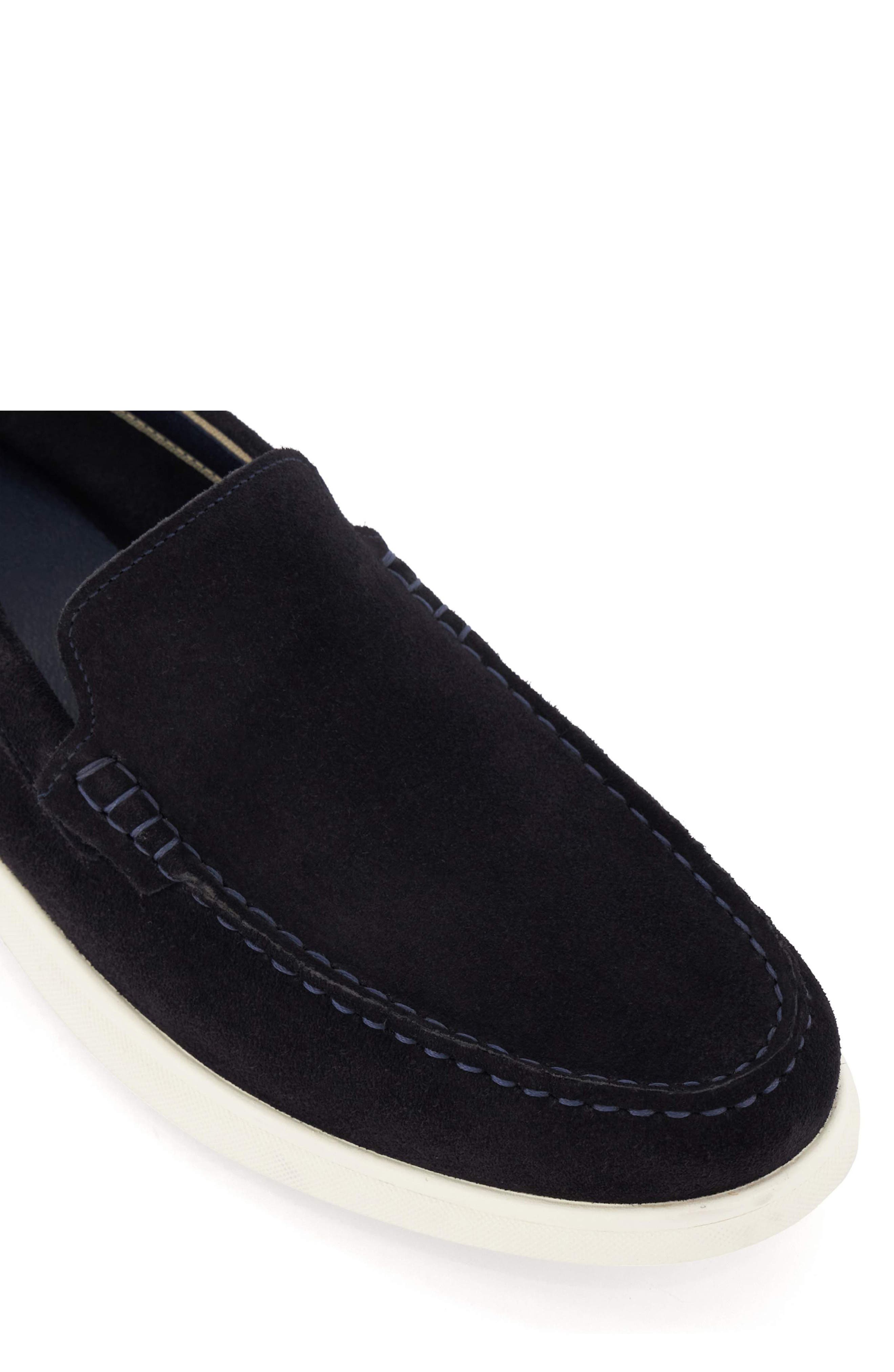 Dune London Buftonn Loafer, Alternate, color, Navy