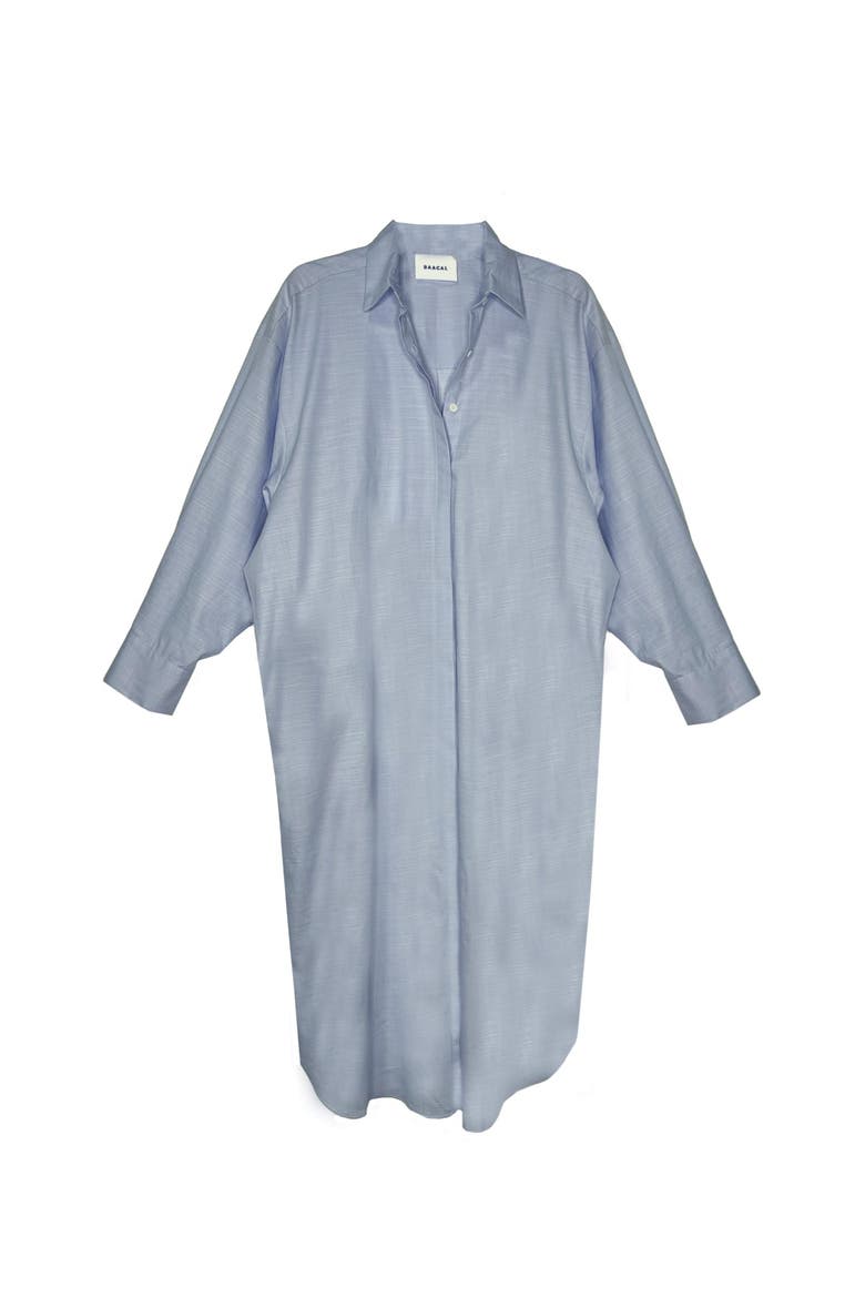 Mia Oversized Shirt Dress, Alternate, color, Light Blue