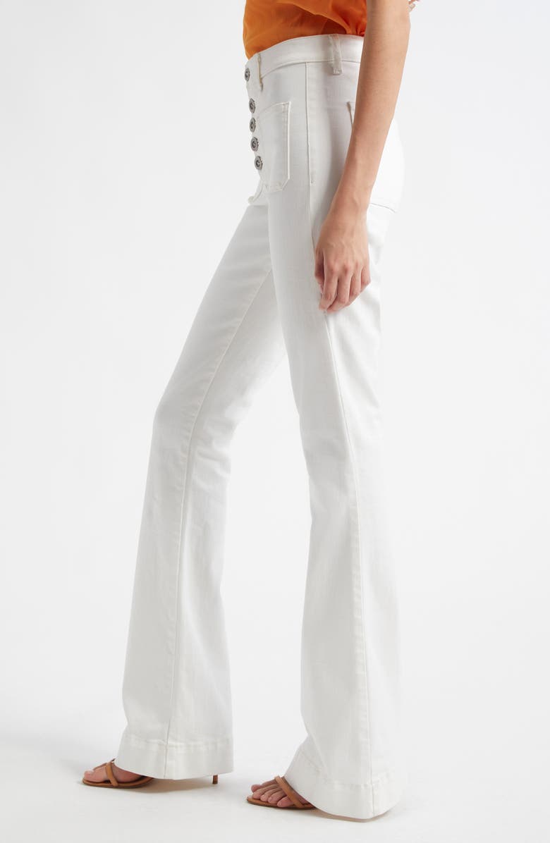 Ramy Brook Cindy Exposed-Button Fly Wide Leg Jeans, Alternate, color, 