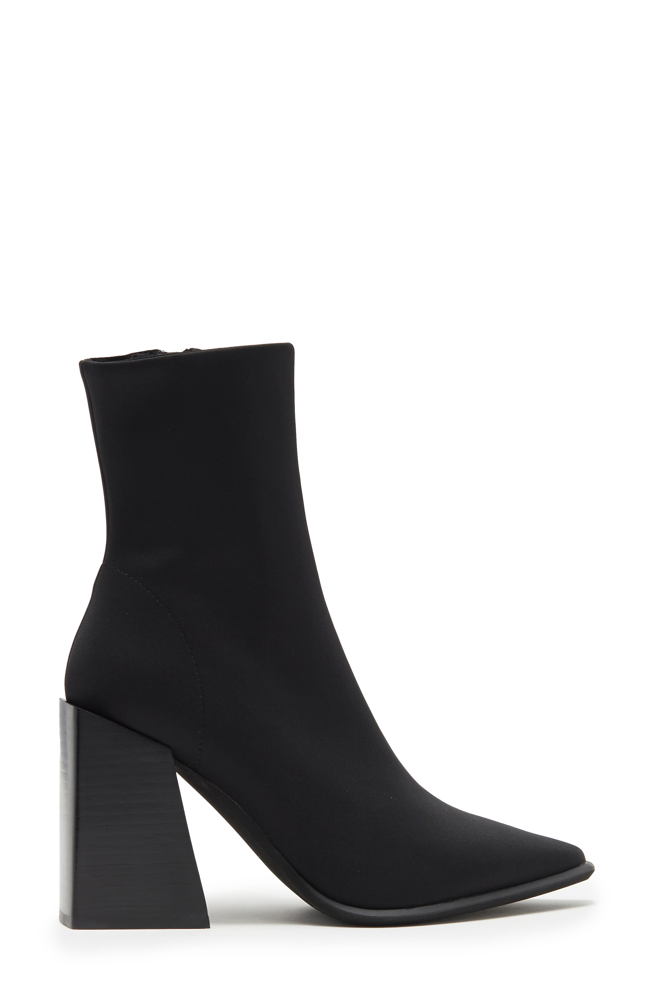 Happy Hour Pointed Toe Patent Boot, Alternate, color, BLACK NEOPRENE