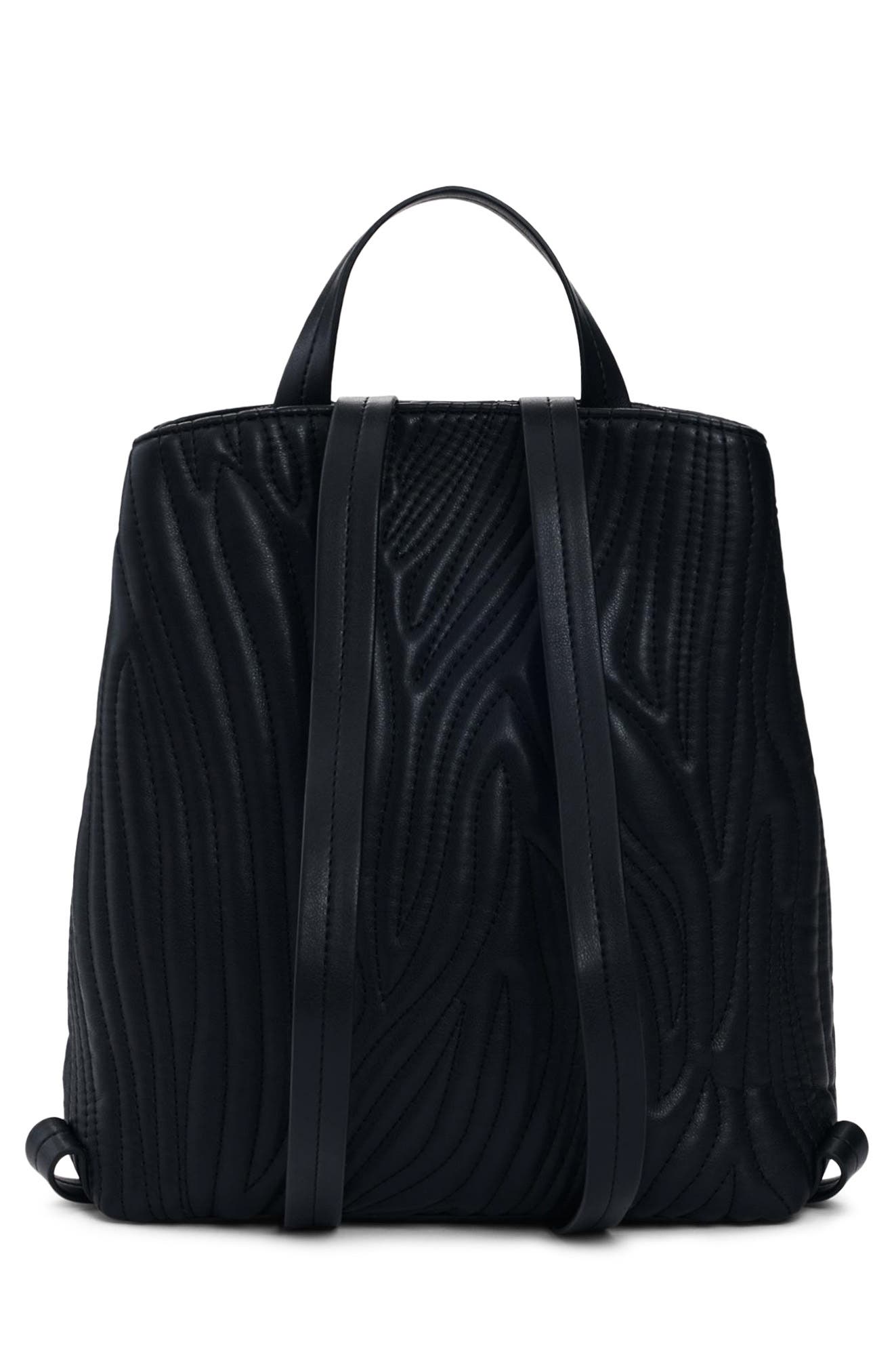 Desigual Mini Wave Embroidered Convertible Backpack, Alternate, color, 