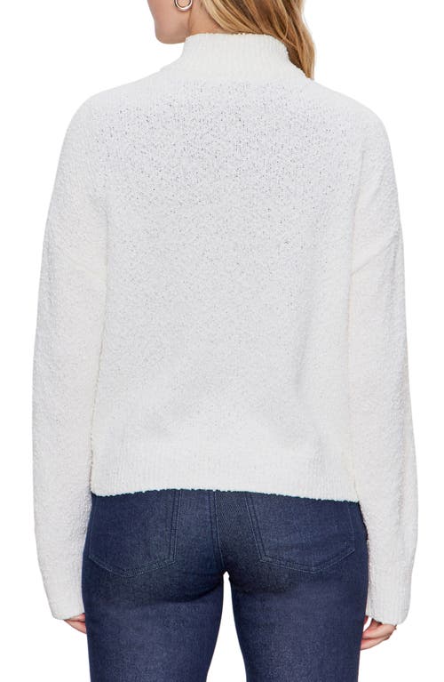 Sanctuary Bouclé Knit Bomber Jacket In White