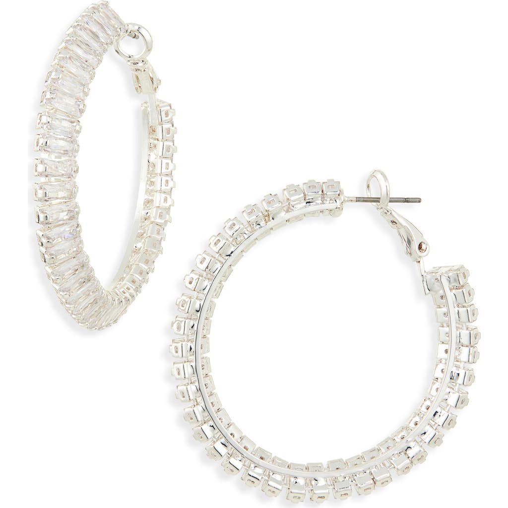 Tasha Crystal Hoop Earrings
