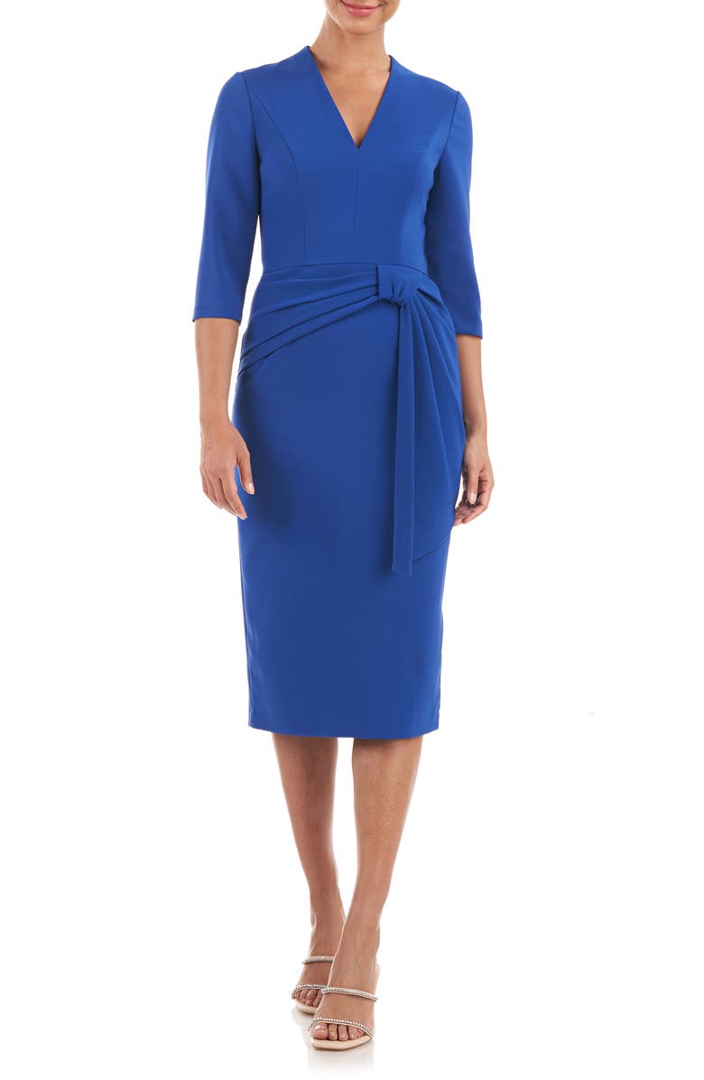 Kay Unger Londyn Midi Dress, Main, color, 