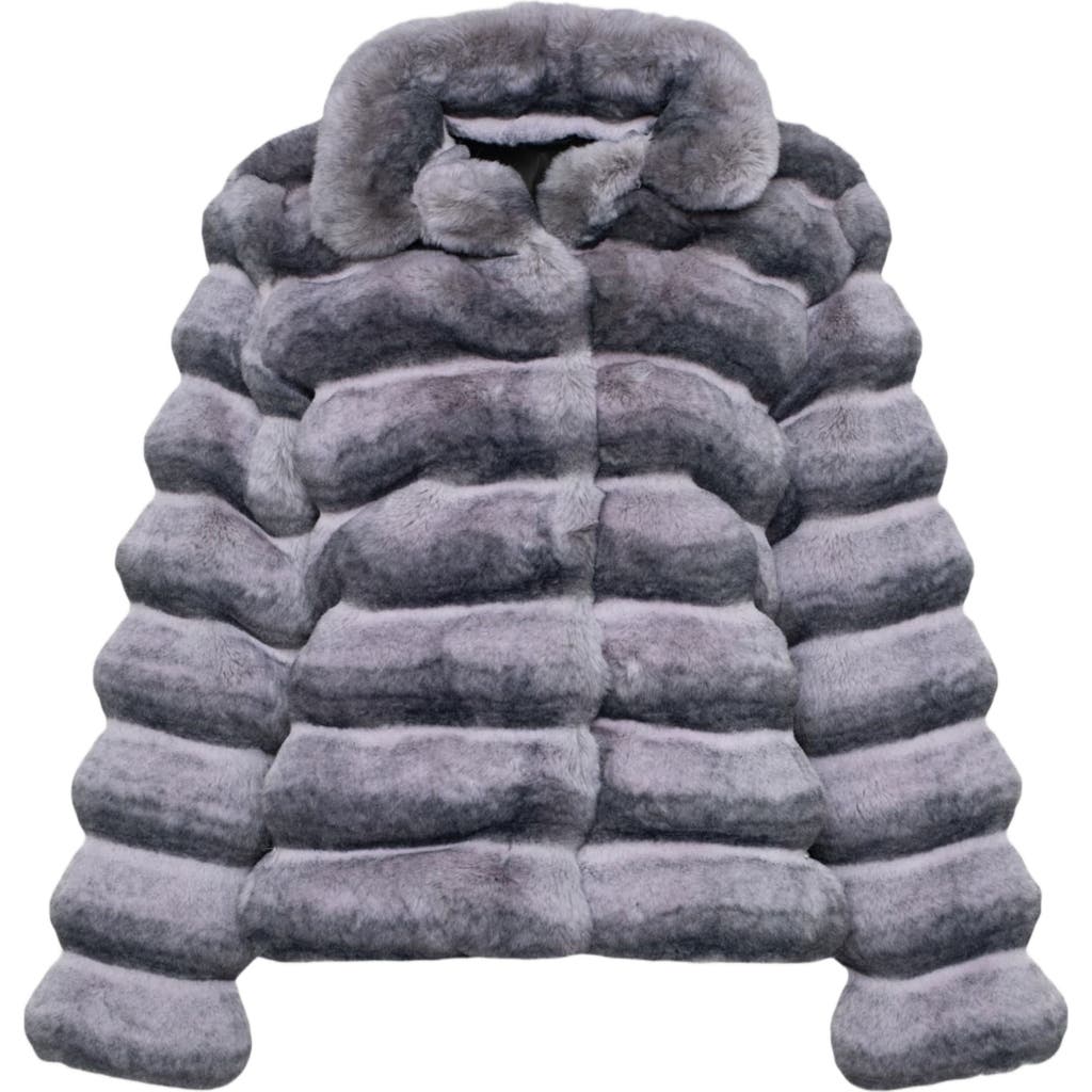 Lyla Grant Fur-Free Chinchilla (Faux Fur) Jacket in Gray Chinch  product