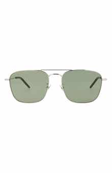 Saint Laurent 56mm Best Aviator Sunglasses