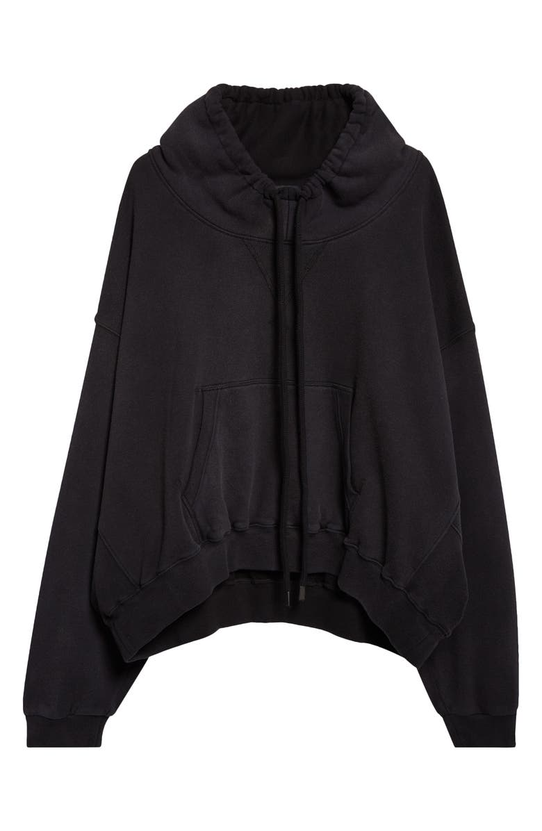 R13 Crop Hoodie, Main, color, Black