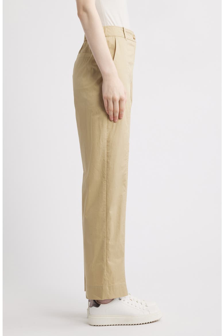 Tecarino Straight Leg Crop Pants, Alternate, color, MED BGE