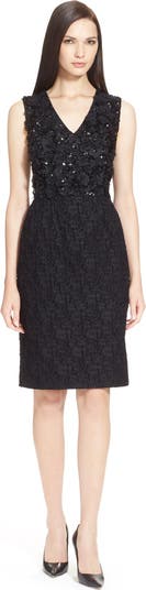ESCADA Floral Fil Coupé Sheath Dress | Nordstrom