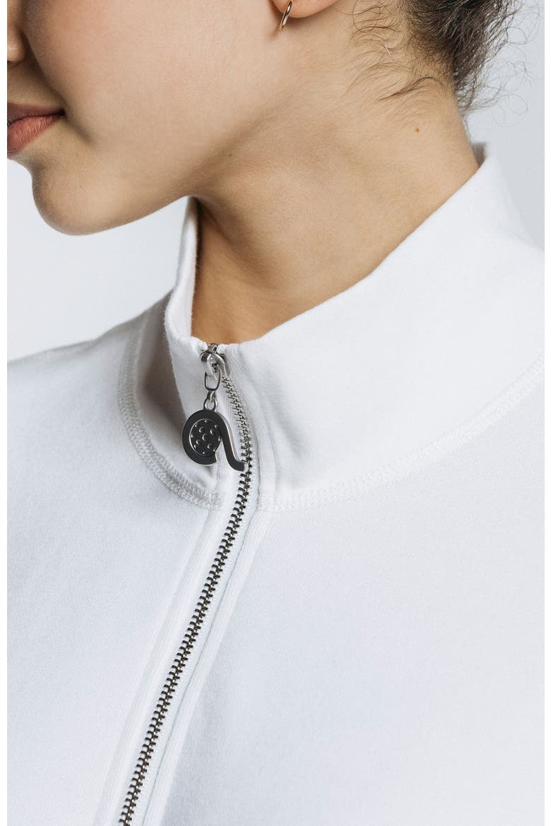 Pickleball Warmup Pullover, Alternate, color, White Lotus