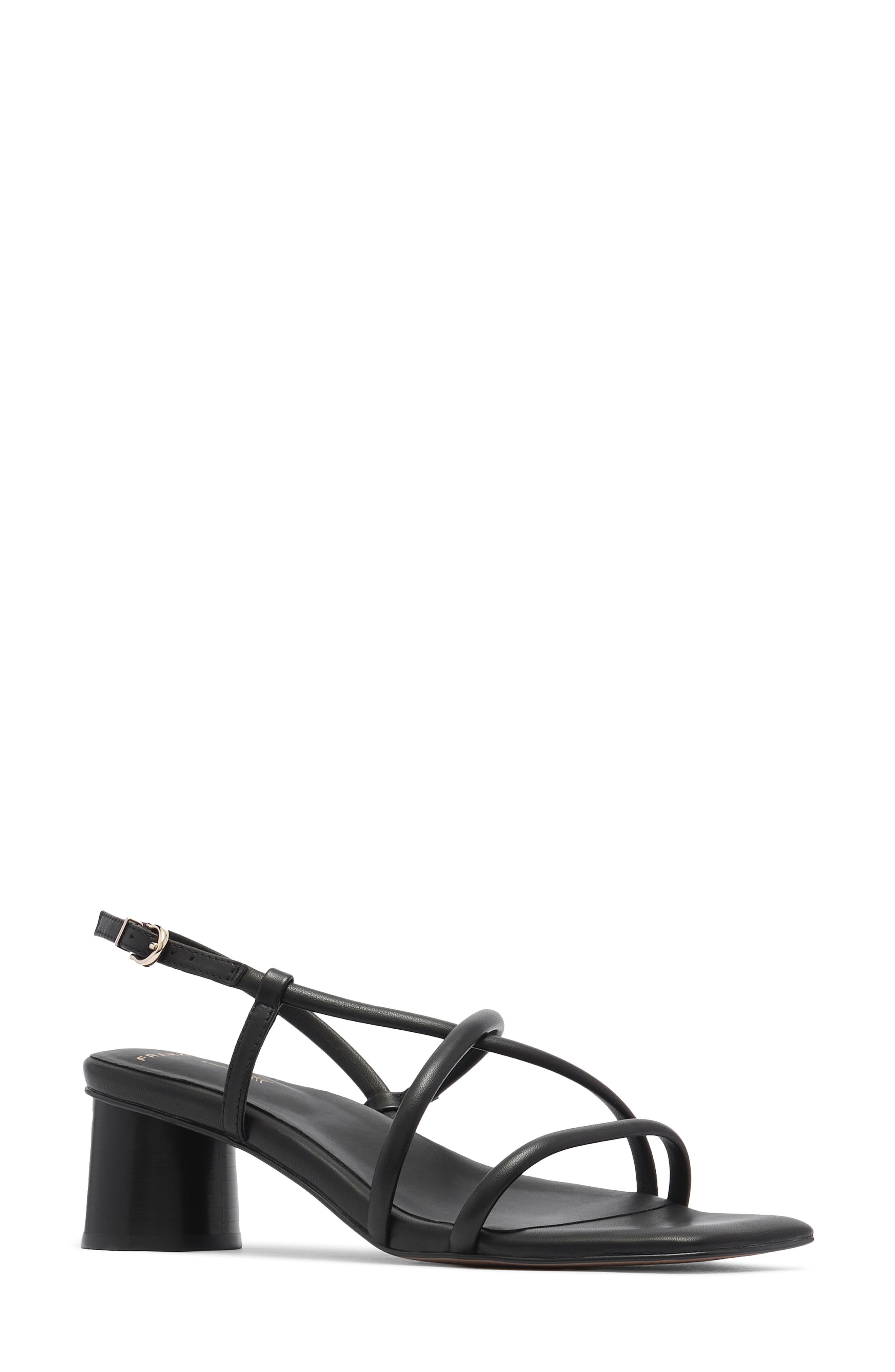 FRANKIE4 Lottie Block Heel Sandal, Main, color, Black