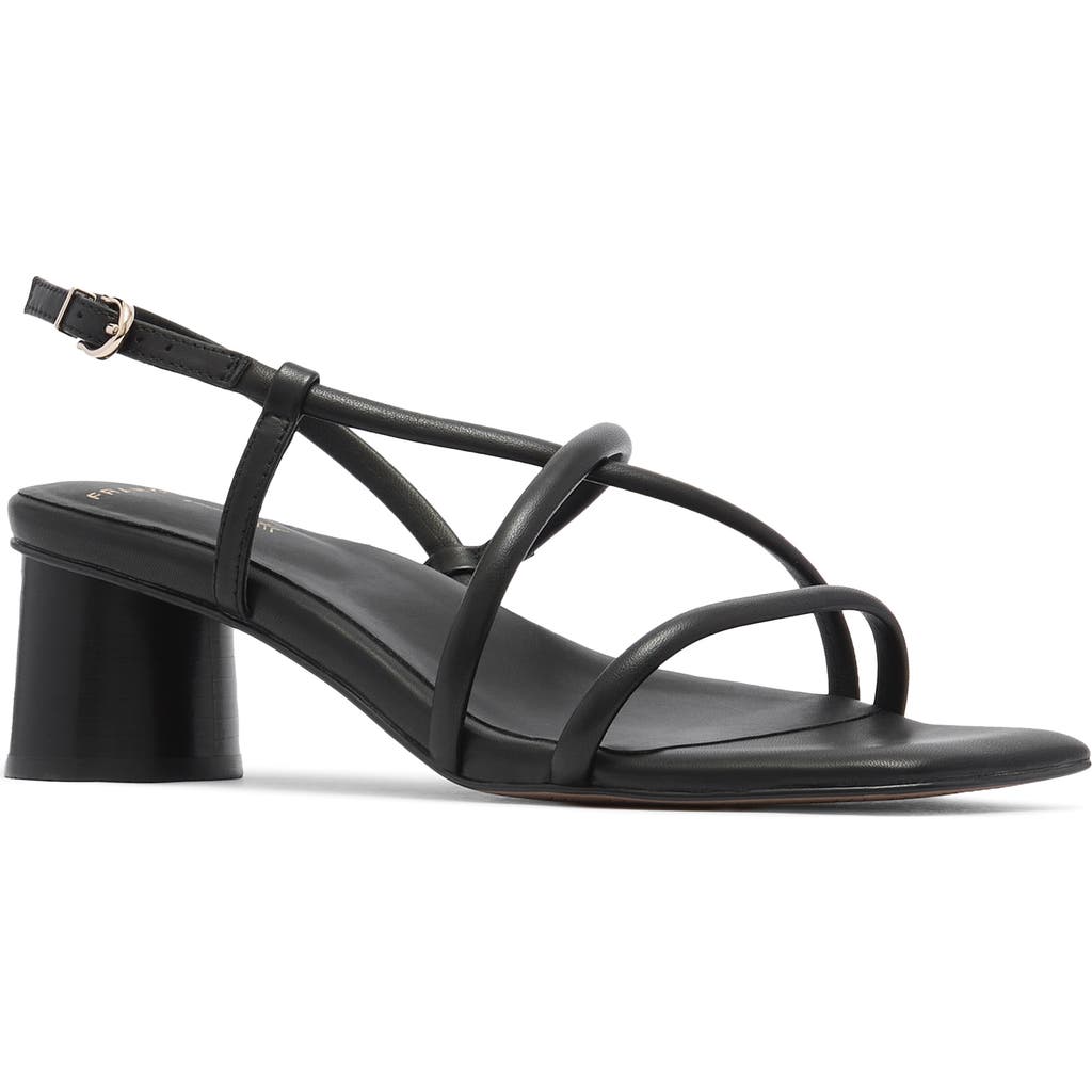Frankie4 Lottie Block Heel Sandal In Black