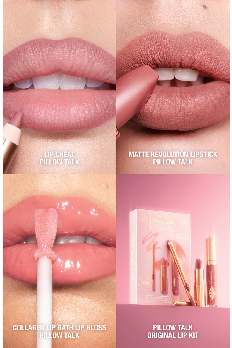 Pillow Talk Original Lip Kit $95 Value, Alternate, color, PILLOW TALK