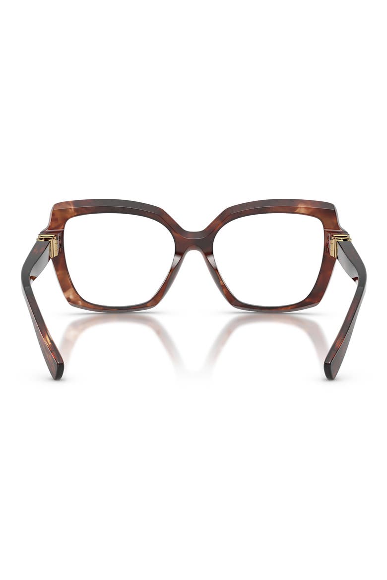 53mm Butterfly Optical Glasses, Alternate, color, HAVANA
