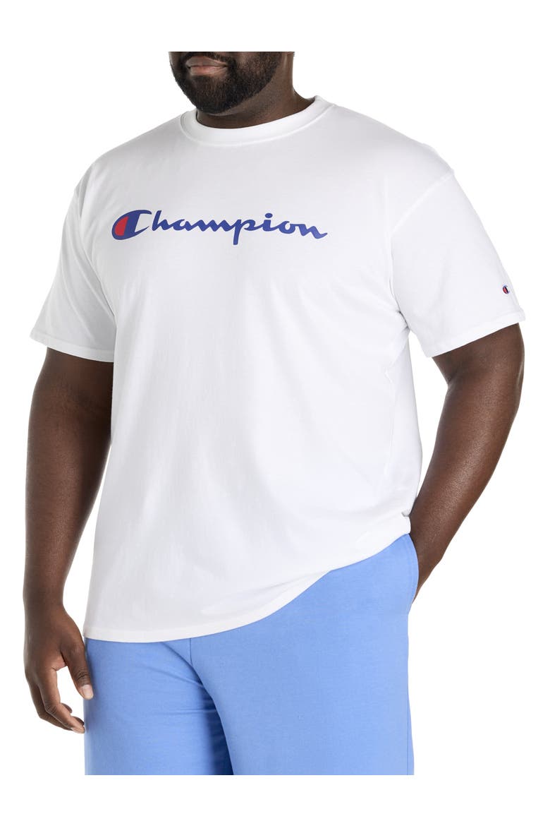 Script T-Shirt, Main, color, WHITE