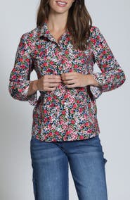 APNY Classic Floral Button-Up Shirt