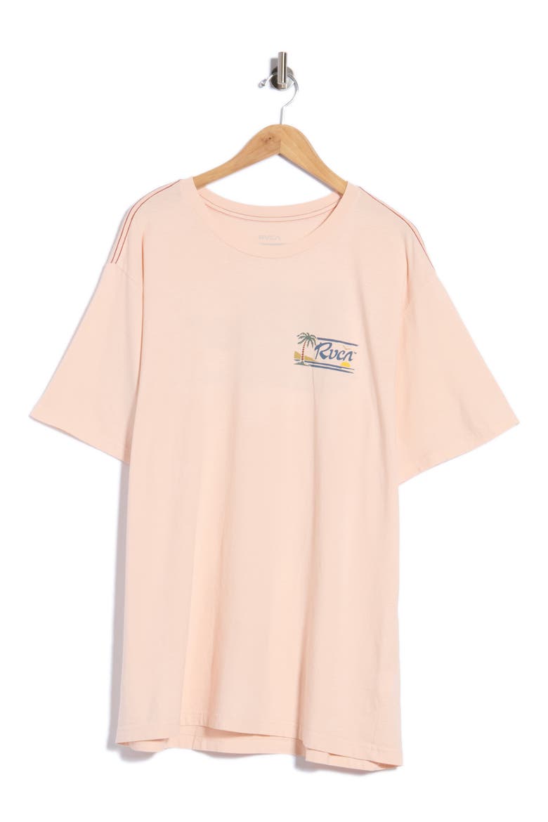 Exotica Graphic T-Shirt, Main, color, PEACH