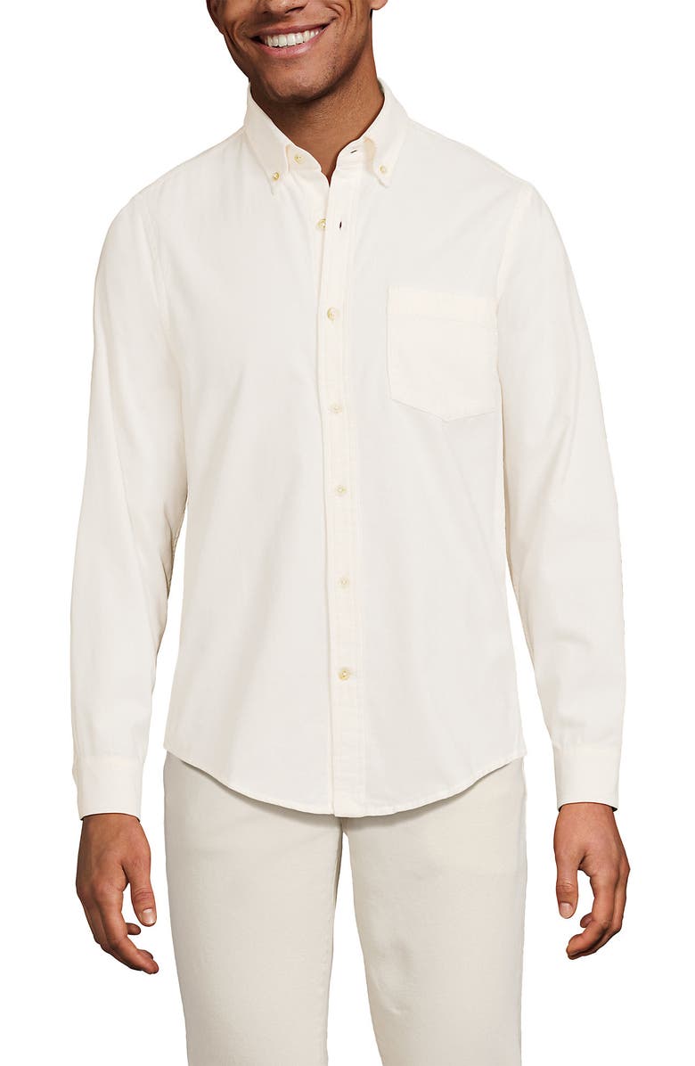 Lands' End Pinwale Corduroy Shirt, Main, color, 