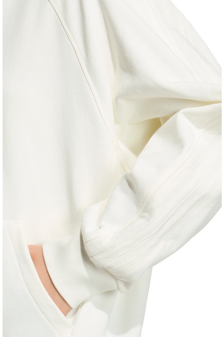 3-Stripes Hoodie, Alternate, color, OFF WHITE/ OFF WHITE