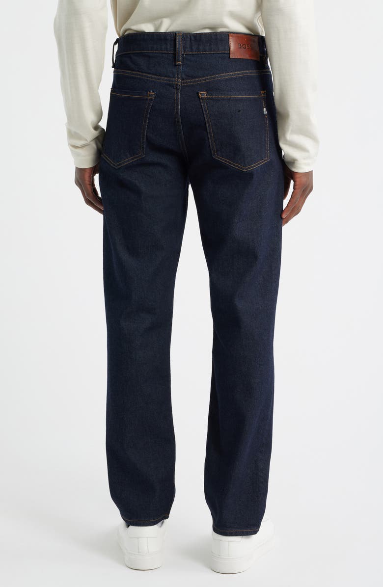BOSS Ogden Straight Leg Jeans, Alternate, color, Navy