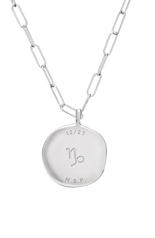 Birthdate Co. The June Birthdate Silver Pendant In June 27th - Silver