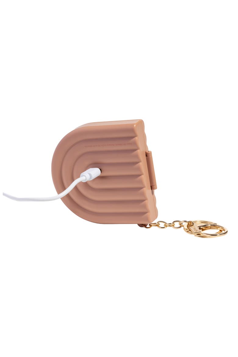 Compact Mirror Key Chain, Alternate, color, TERRACOTTA