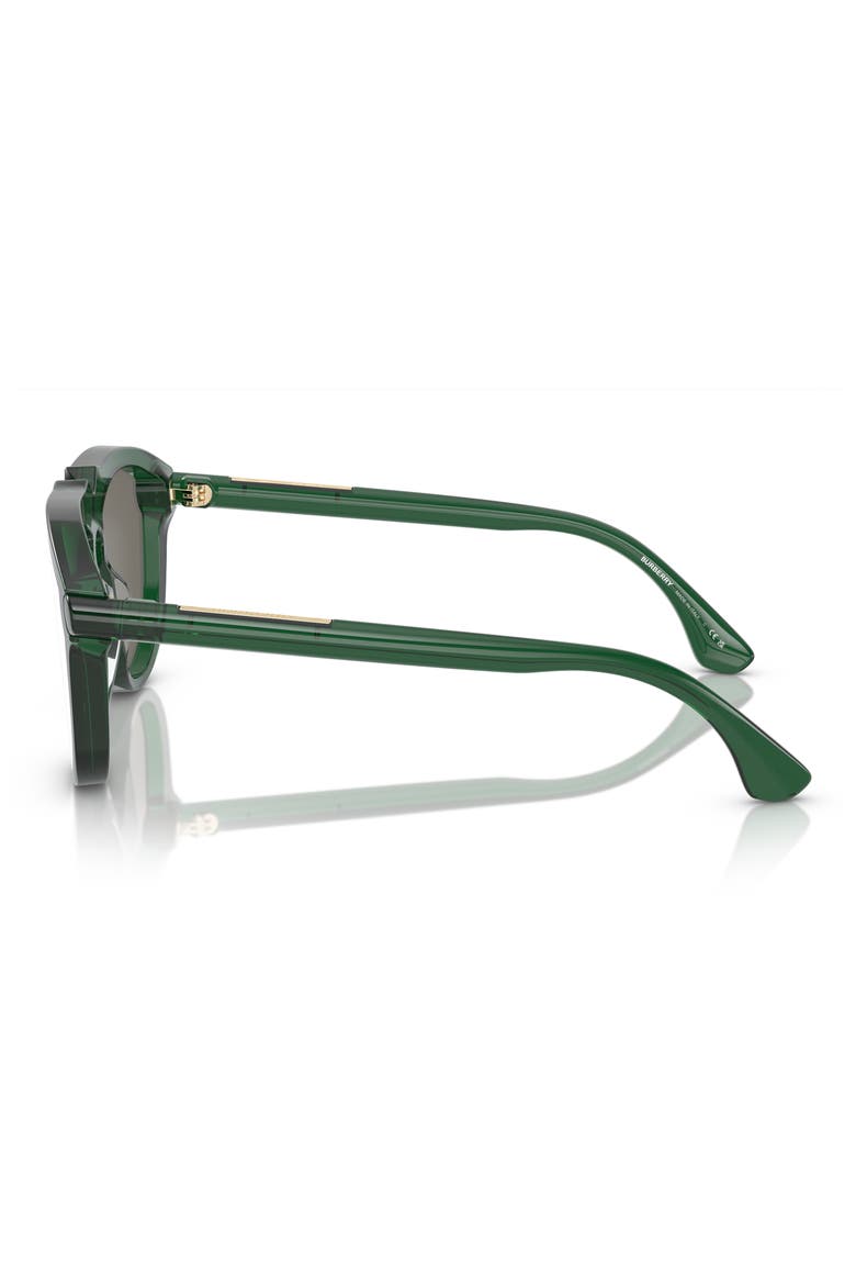 58mm Pilot Sunglasses, Alternate, color, GREEN