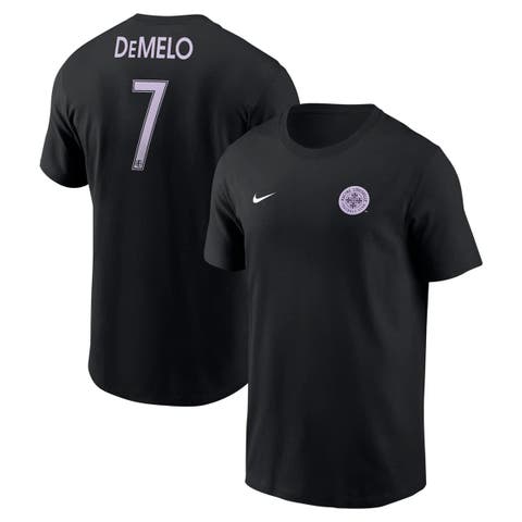 Men's Nike Savannah DeMelo Black Racing Louisville FC Core Crew Neck T-Shirt