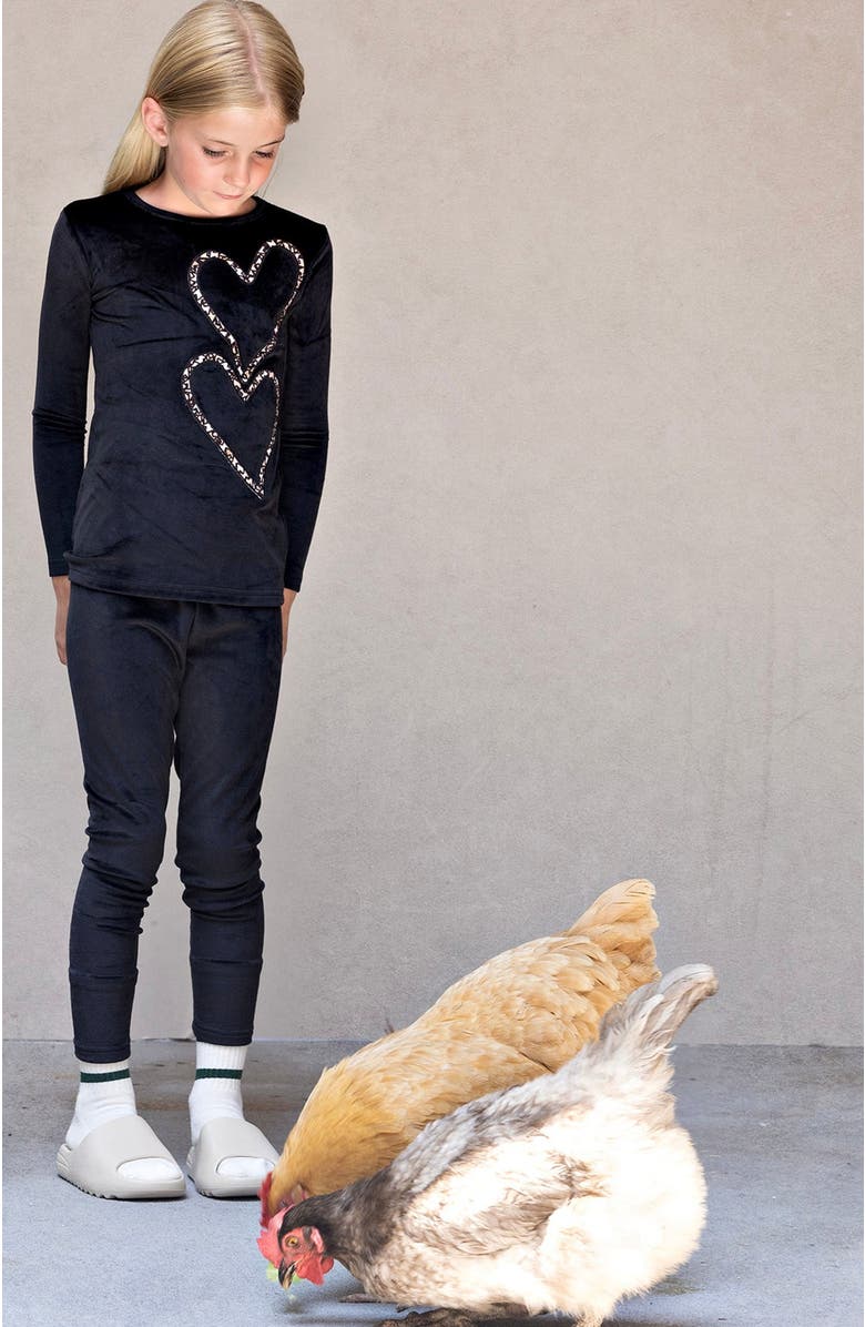 NoggiWear Velour Star Loungewear Set, Alternate, color, 