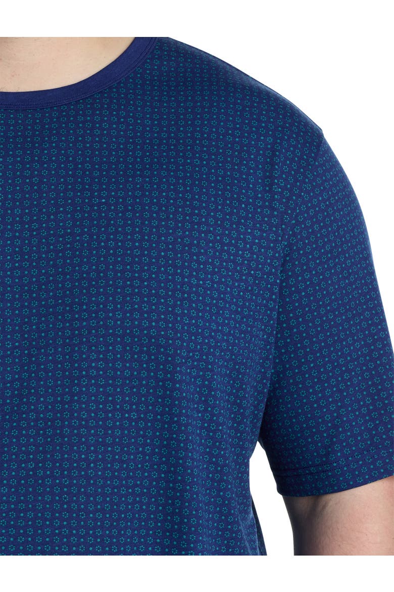 Circle Print Moisture-Wicking T-Shirt, Alternate, color, BLUE MULTI