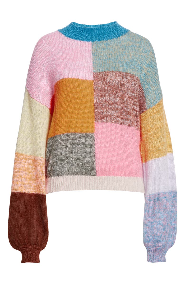 Stine Goya Adonis Bell Sleeve Sweater, Alternate, color, 