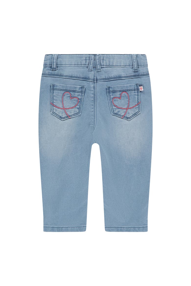 Bow Applique Denim, Alternate, color, Medium Blue Denim